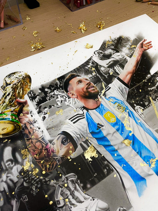 Messi - World Champion 2022 - Tirages Limités